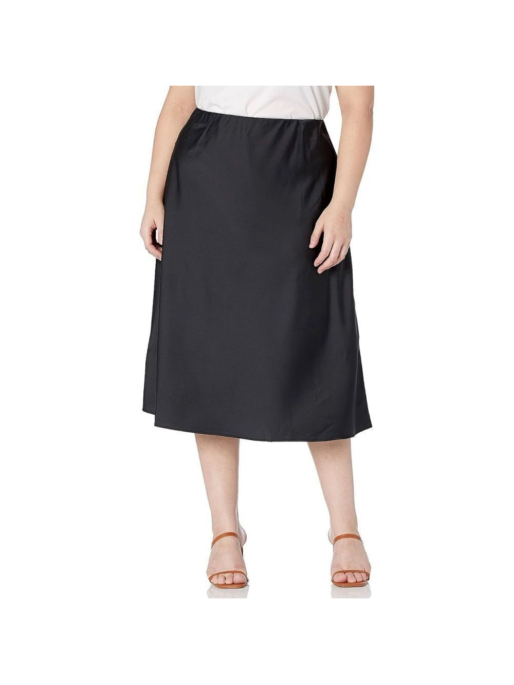 NEW The Drop Plus Maya Silky Slip Skirt 4X